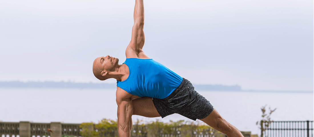 extended side angle pose